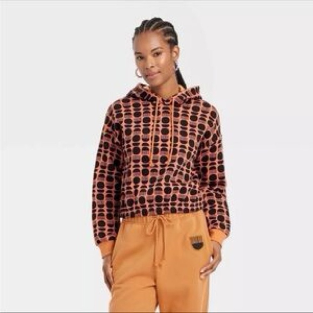 NWT Target x Black History‎ Month Cropped Hoodie - Size: Large
